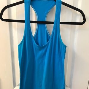 Blue lululemon athletic top